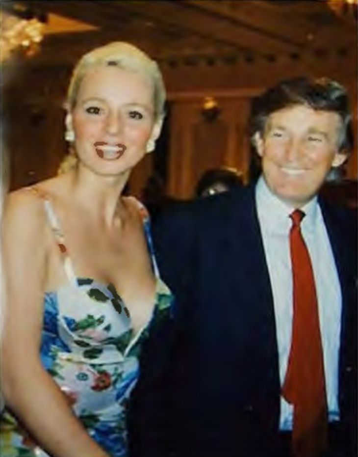 Donald Trump og Beatrice Keul fotograferet i forbindelse med American Dream Pageant i 1993. Det var i den forbindelse, hun angiveligt blev voldtaget af Donald Trump. Han afviser selv beskyldningerne. Foto: Demokraterne i Repræsentanternes Hus' Justitsudvalg 