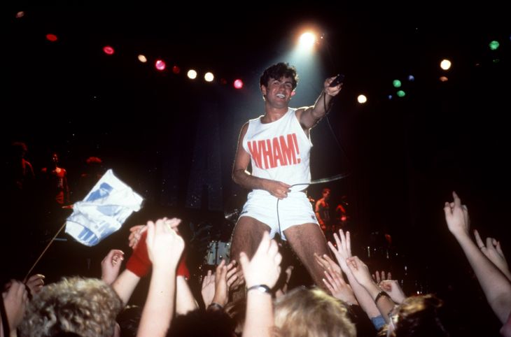 George Michael udløste hvin og skrig de fleste steder, han færdedes i 80'erne som frontfigur i Wham!. Foto: Mike Maloney/Shutterstock/Ritzau Scanpix