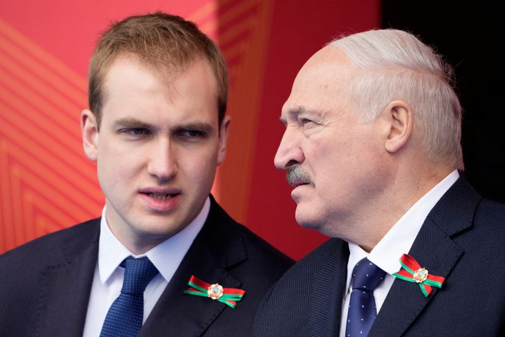 Ifølge eksperten er Nikolai Lukashenko næppe meget mere end farmands kransekagesøn. Foto: Pavel Bednyakov/Ritzau Scanpix