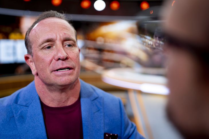 Kalle Sauerland er stadig jævnligt i kontakt med Carl Froch. Briten er åben for en comebackkamp, men hvis det sker, bliver det formentlig en nem og indbringende showkamp. Foto: Anthon Unger